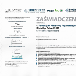 Sympozjum Medycyny Regeneracyjnej - Dr Parda klinika Warszawa