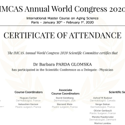 IMCAS Congress 2020 - Dr Parda klinika medycyny estetycznej Warszawa